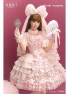 Summer Fairy Sanrio Characters Piano Fluffy Edition Shoes Cape JSK OP and Sets(Reservation/Full Payment Without Shipping)